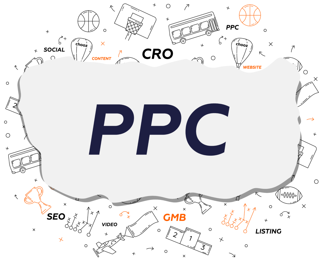 Lawyer PPC banner for Chooz Marketing