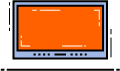 orange TV illustration