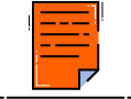 Orange blog content icon